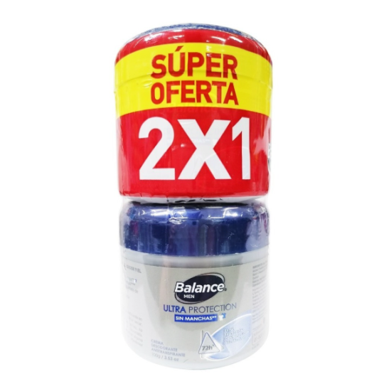 DTE BALANCE CREM ULTRAPROT.MEN 100GR 2X1          