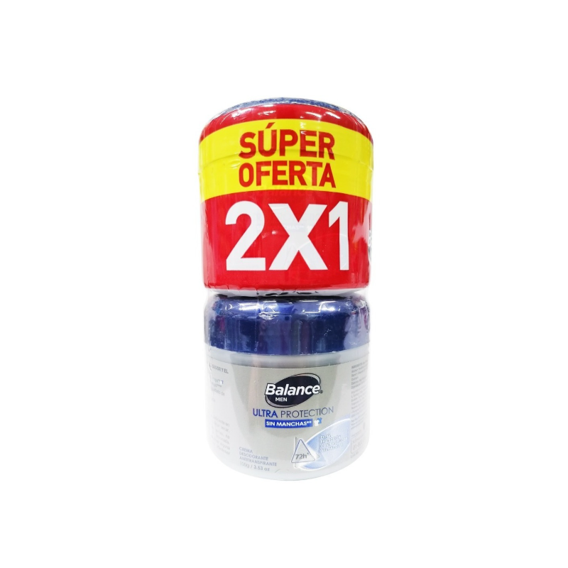 DTE BALANCE CREM ULTRAPROT.MEN 100GR 2X1          