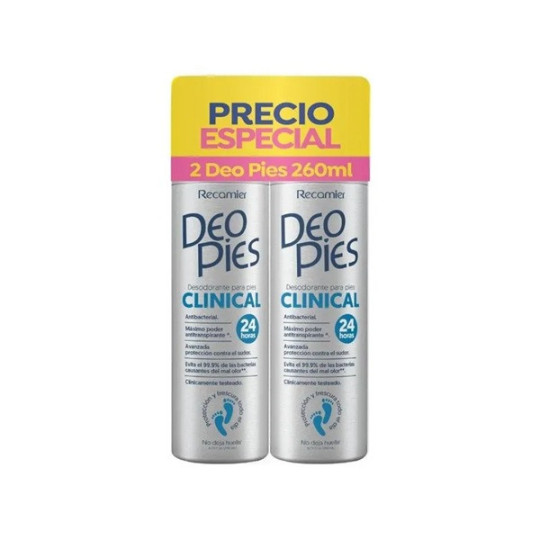 2 DTE.DEO PIES CLINICAL SPRAY 260 ML              
