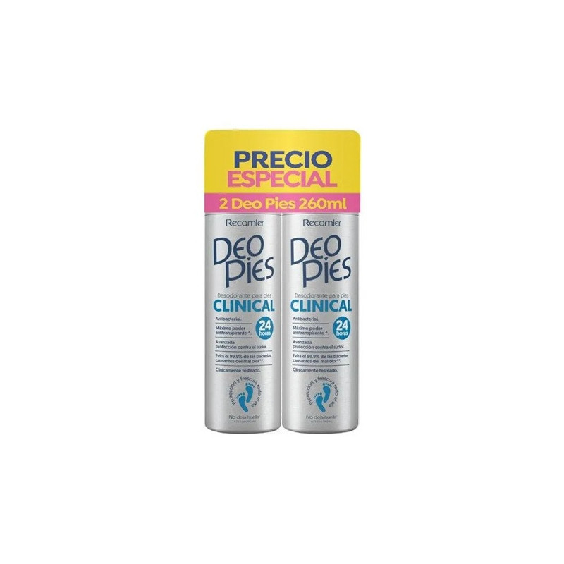 2 DTE.DEO PIES CLINICAL SPRAY 260 ML              