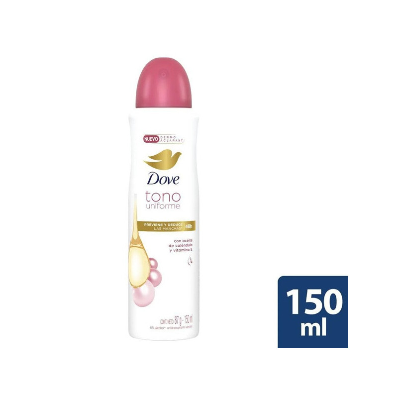 DTE.DOVE CLIN.SPR.TONO UNIF.150ML M               