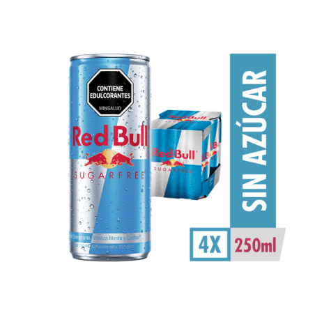 RED BULL SIN AZUCAR LATA 250 ML (SAV)             