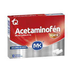 ACETAMINOFEN FORTE CJ 10 TAB MK