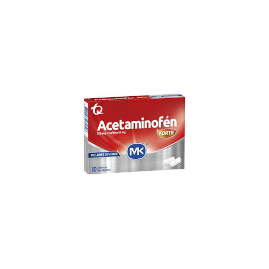 ACETAMINOFEN FORTE CJ 10 TAB MK