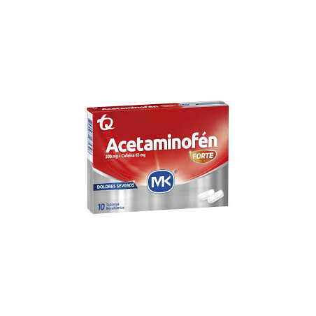 ACETAMINOFEN FORTE CJ 10 TAB MK