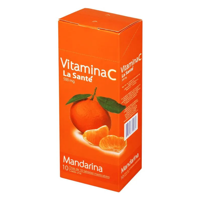 ( ) VITAMINA C 500 MG MANDARINA 100 TBS LS            