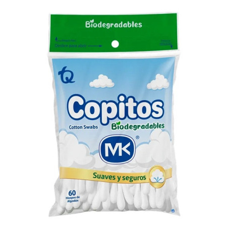 COPITOS BIODEGRADABLES 60 UND MK