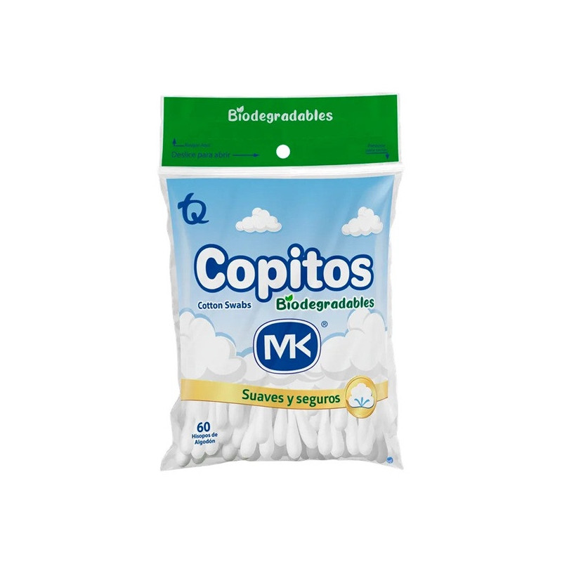 COPITOS BIODEGRADABLES 60 UND MK
