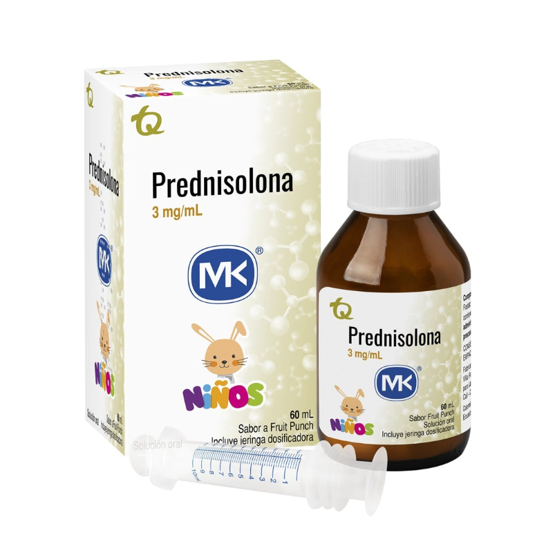 PREDNISOLONA 3MG/1ML SLN 60 ML MK