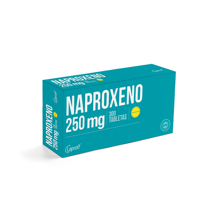 NAPROXENO 250 MG 300 TABLETAS LP                  